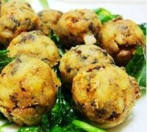 素食炸蔬菜丸子料理食譜-美味蔬菜素丸子做法料理秘訣:蔬菜素丸子做法更為孩子健康加分!
