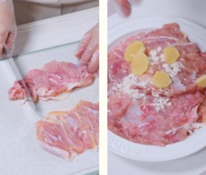 蜜汁雞肉卷【寶寶輔食】的做法 步驟1