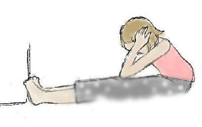 瘦腿瑜伽動作