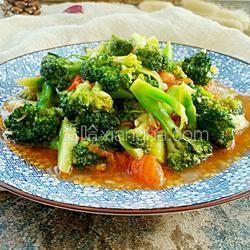 番茄醬炒西蘭花的做法[圖]