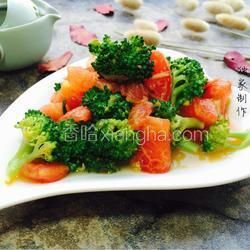 番茄炒西蘭花的做法[圖]