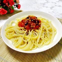 蕃茄蘑菇肉醬意面的做法[圖]