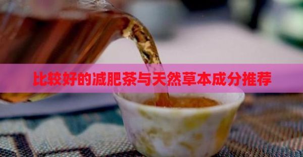 比較好的減肥茶與天然草本成分推薦