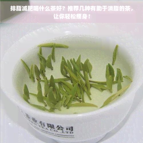 排脂減肥喝什么茶好?推薦幾種有助于消脂的茶,讓你輕松瘦身!