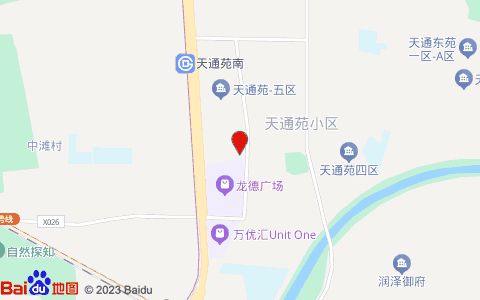 小肥羊(天通苑店)位置示意圖