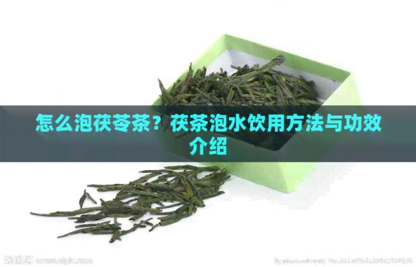 怎么泡茯苓茶？茯茶泡水飲用方法與功效介紹
