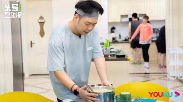 杜海涛准备健康早餐