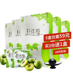 廣元堂千體酵素梅隨便清凈顏青梅果纖梅孝素話梅不含纖體西藥5盒