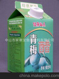 中山饮料 果醋饮料 食品区域代理 健康快点青梅果醋饮料15*500ML