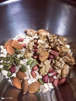 可可味granola格兰诺拉麦片的做法步骤 第1步