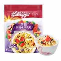 家樂氏谷蘭諾拉草莓712g即食速食沖飲營(yíng)養(yǎng)谷物早餐食品水果麥片