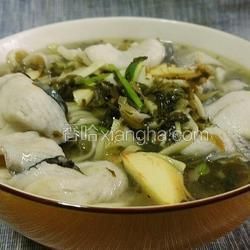 冬筍雪菜魚片面的做法[圖]