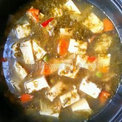 雪菜冬筍豆腐煲的做法[圖]