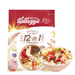 Kellogg's 家樂氏 谷蘭諾拉 12-in-1 堅(jiān)果水果麥片 600g