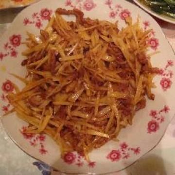 干煸冬筍肉絲做法