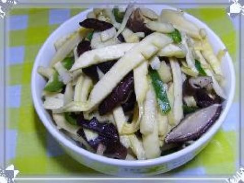 香菇冬筍絲做法