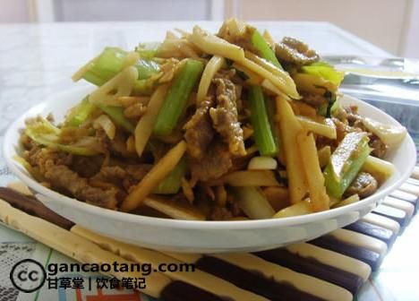 冬筍肉片做法