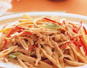 冬筍肉絲尖椒做法