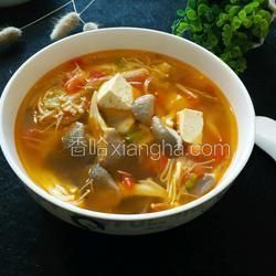 雙菇番茄豆腐湯的做法[圖]