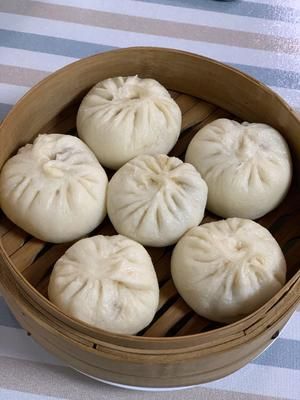 冬筍、鮮筍（筍干）包子的做法 步驟6