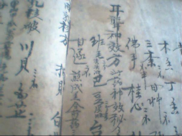 家藏古傳《耳聾神效方》