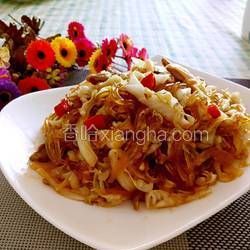 卷心菜炒粉條的做法[圖]