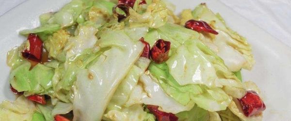 美味健康，香菇炒卷心菜（中西風(fēng)味融合）