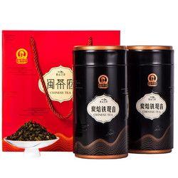 閩茶府 福建鐵觀音茶葉 傳統(tǒng)老工藝濃香型炭焙安溪烏龍茶 鐵罐茶葉禮盒 炭焙濃香鐵觀音500克