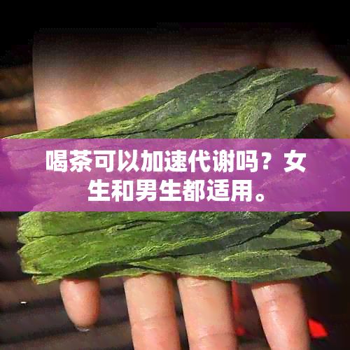 喝茶可以加速代謝嗎?女生和男生都適用。
