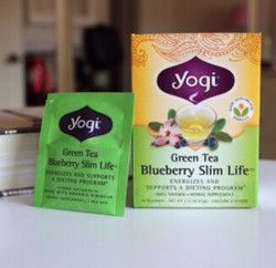 湊單品：yogi Green Tea Blueberry Slim Life 有機藍莓味綠茶纖體茶 16袋