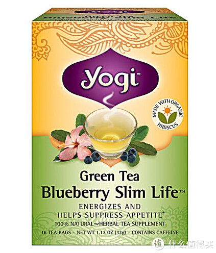 湊單品：yogi Green Tea Blueberry Slim Life 有機藍莓味綠茶纖體茶 16袋