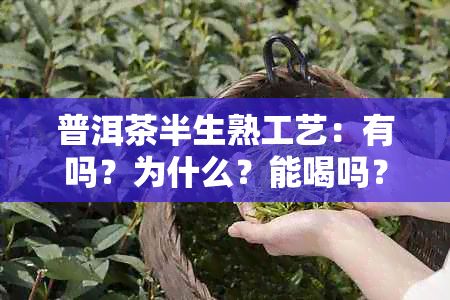 普洱茶半生熟工藝：有嗎？為什么？能喝嗎？