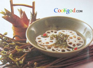 上湯醋浸莼菜蓮藕做法