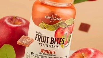 拜耳OneADay复合维生素低卡软糖b族女士综合真果肉维生素b12女性