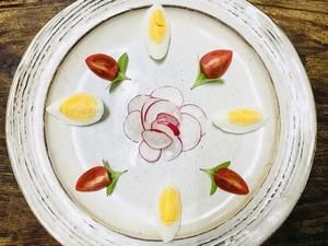 享瘦爽口轻食主义鸡蛋果蔬拼的做法 步骤1