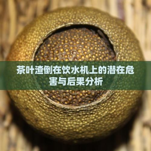 茶葉渣倒在飲水機上的潛在危害與后果分析