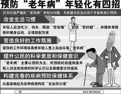 老年病“盯”上年輕人　專家稱，工作壓力大、生活習慣不合理是重要原因