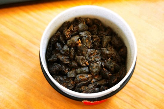 顆粒狀的普洱茶，普洱一粒一粒圓的