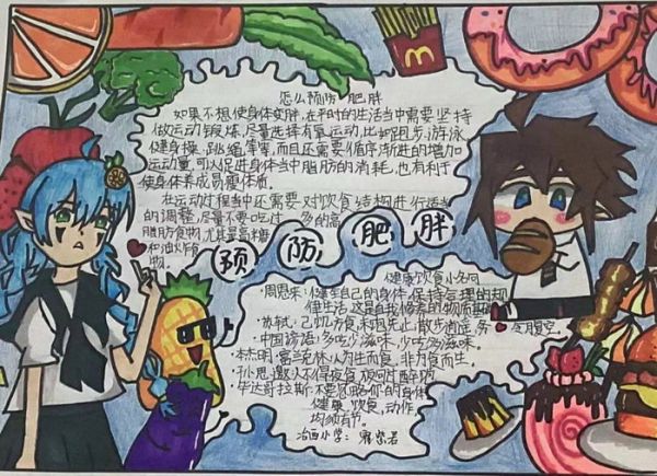 三减三健手抄报内容