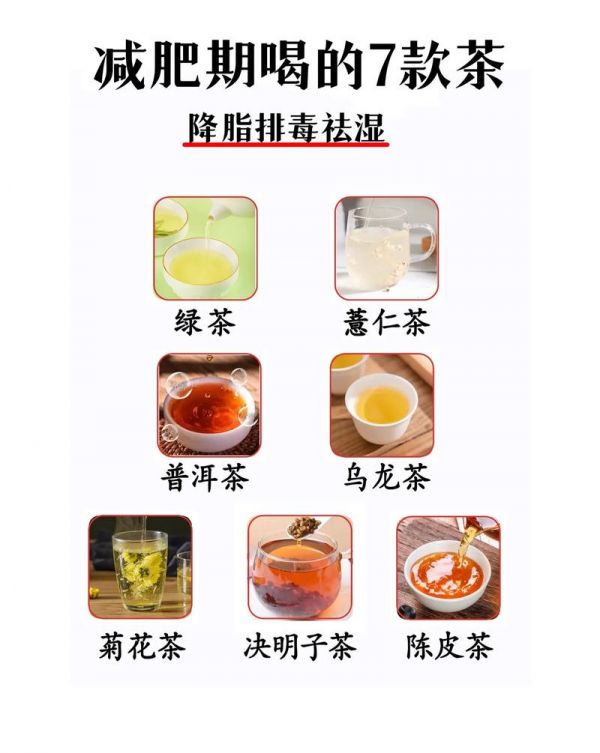 減肥茶哪種好，減肥喝什么茶最好？