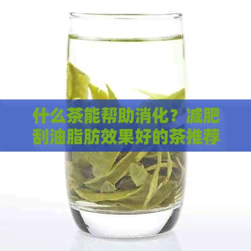 什么茶能幫助消化？減肥刮油脂肪效果好的茶推薦