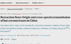 石正麗Nature子刊論文撤回！經(jīng)過修改，重新發(fā)表