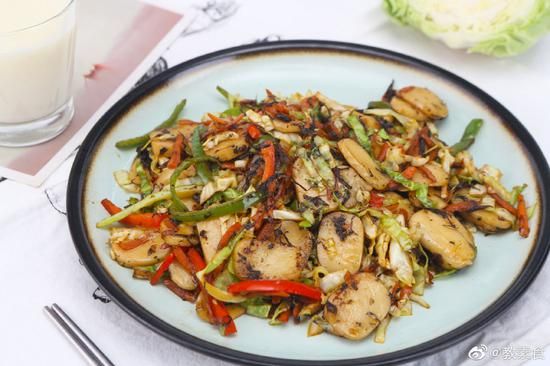 素食養(yǎng)生：什錦年糕（圖）