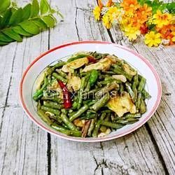 雞蛋搭配紫豆角的做法[圖]