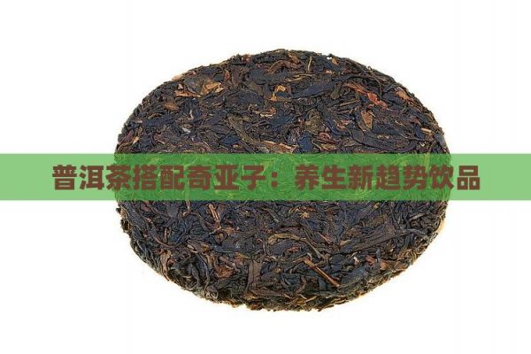 普洱茶搭配奇亞子：養(yǎng)生新趨勢(shì)飲品
