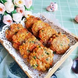 時蔬雞肉餅（低卡減脂）的做法[圖]