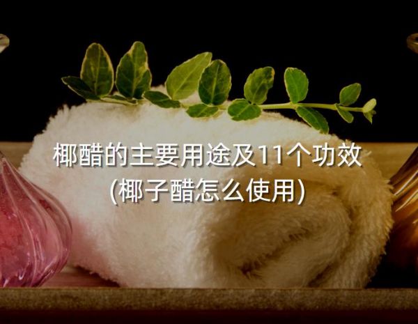 椰醋的主要用途及11個功效 (椰子醋怎么使用)