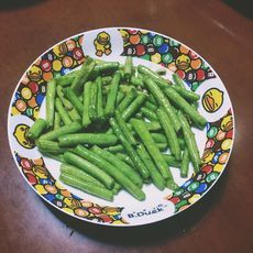 林云志減肥增肌餐13-蒜蓉長(zhǎng)豆缸豆豆角蒜蓉角豆帶豆快手家常菜，早餐午餐晚餐健康減脂蔬菜