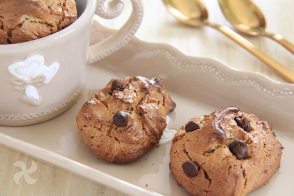 cookies sin gluten de mantequilla de almendras