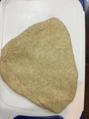 健康小麦餐包(红豆馅)（无需揉出膜）的做法步骤 第3步